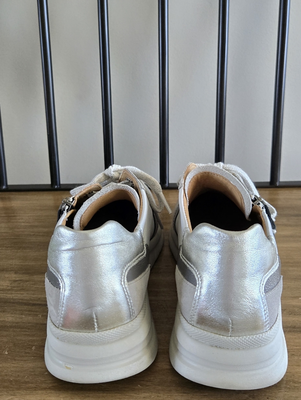 Women's Hartjes Wave Shoe - Aluminium/Eisgrau Color - Picture 7 of 11